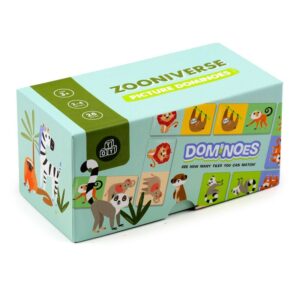 Zooniverse domino set dieren